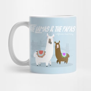 The Lamas and The Papas Mug